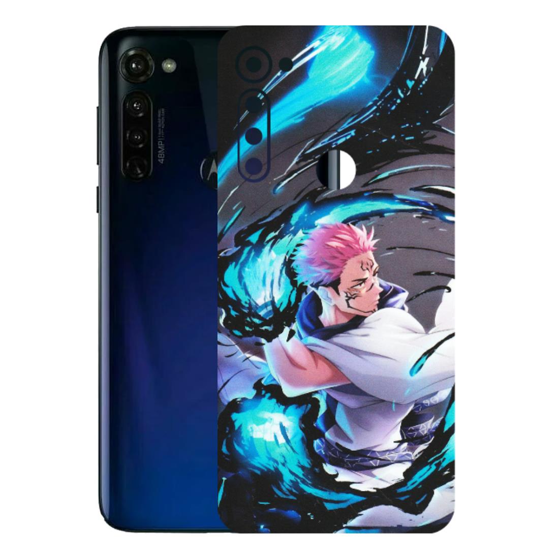 Motorola Phone Skins (All Models) - New Jujutsu Kaisen Grey Blue Anime - Matte Finish (M-127) Motorola Moto G Stylus