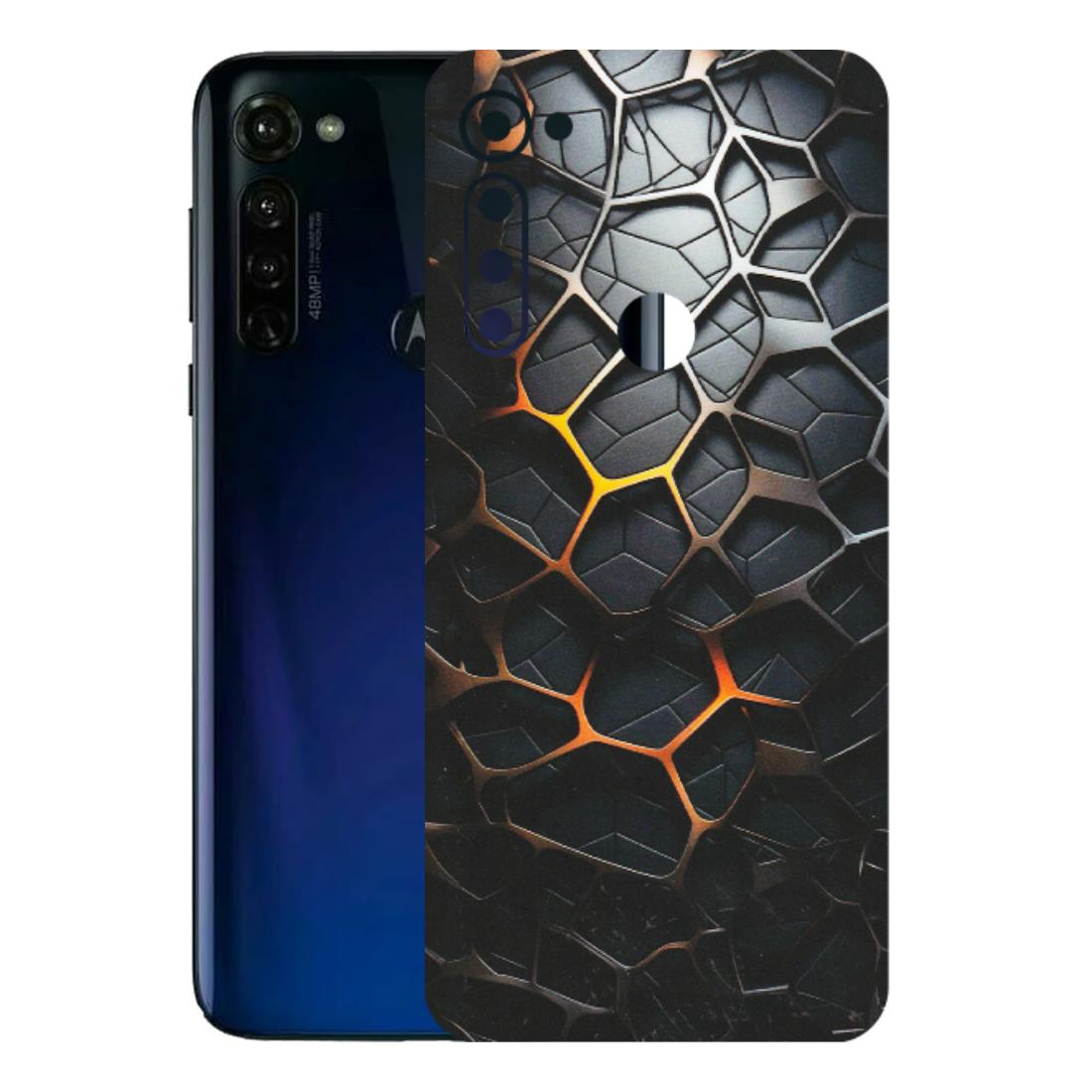 Motorola Phone Skins (All Models) - New Abstract Graphite Tiles - Matte Finish (M-130) Motorola Moto G Stylus