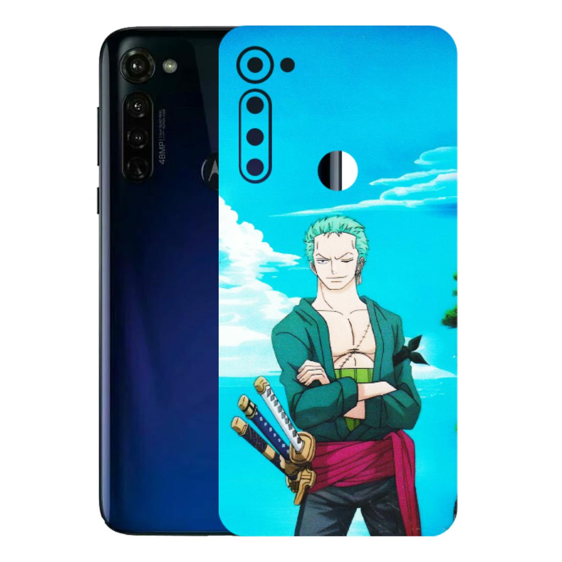 Motorola Phone Skins (All Models) - Cool Swordman Zoro Anime - Matte Finish (M-143) Motorola Moto G Stylus