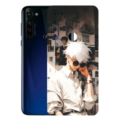 Motorola Phone Skins (All Models) - Gojo Satoru Jujustu Kaisen Anime - Matte Finish (M-156) Motorola Moto G Stylus