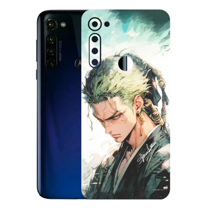 Motorola Phone Skins (All Models) - Pirate Hunter One Piece Anime - Matte Finish (M-157) Motorola Moto G Stylus