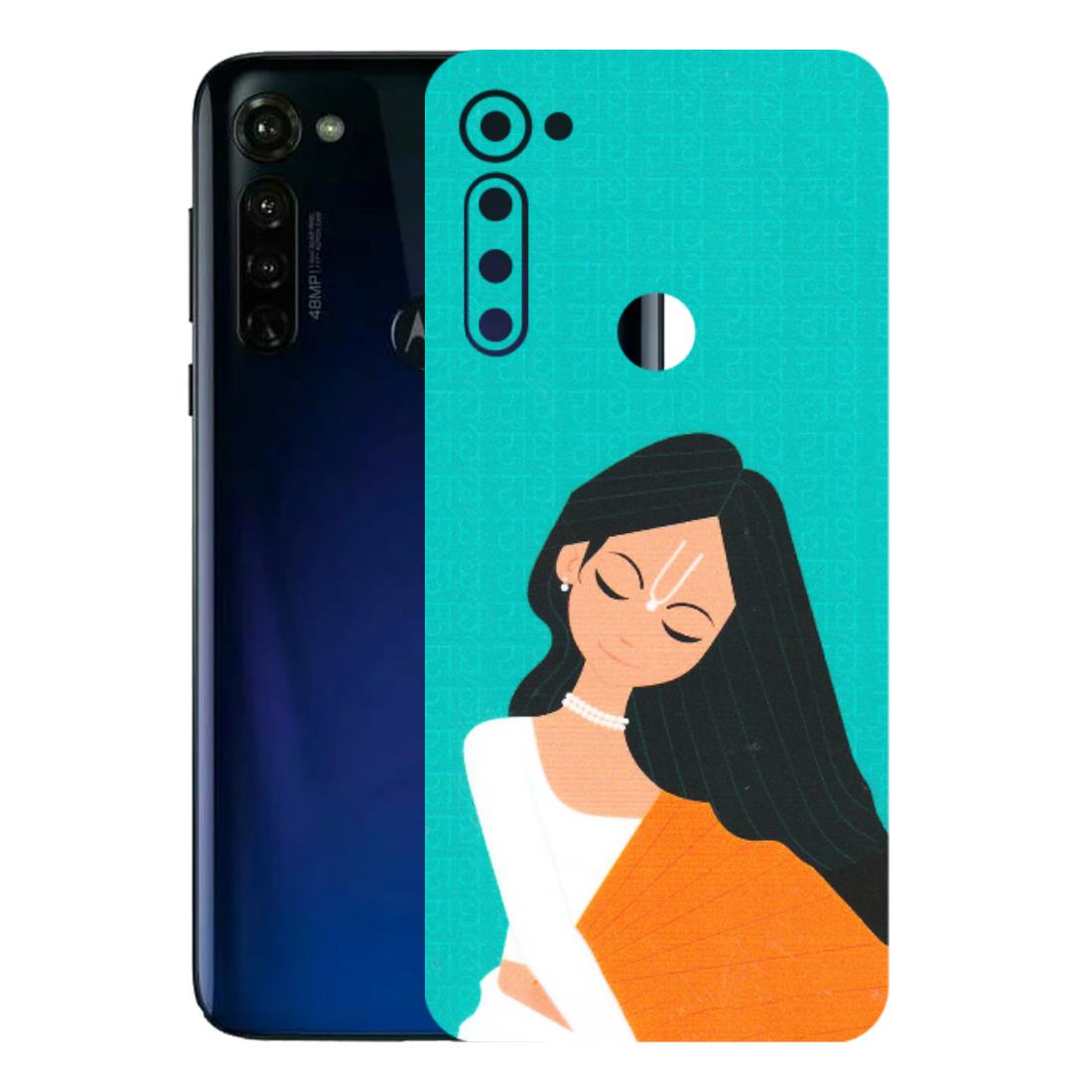 Motorola Phone Skins (All Models) - Radhe Radhe With Hindu Symbol - Matte Finish (M-164) Motorola Moto G Stylus