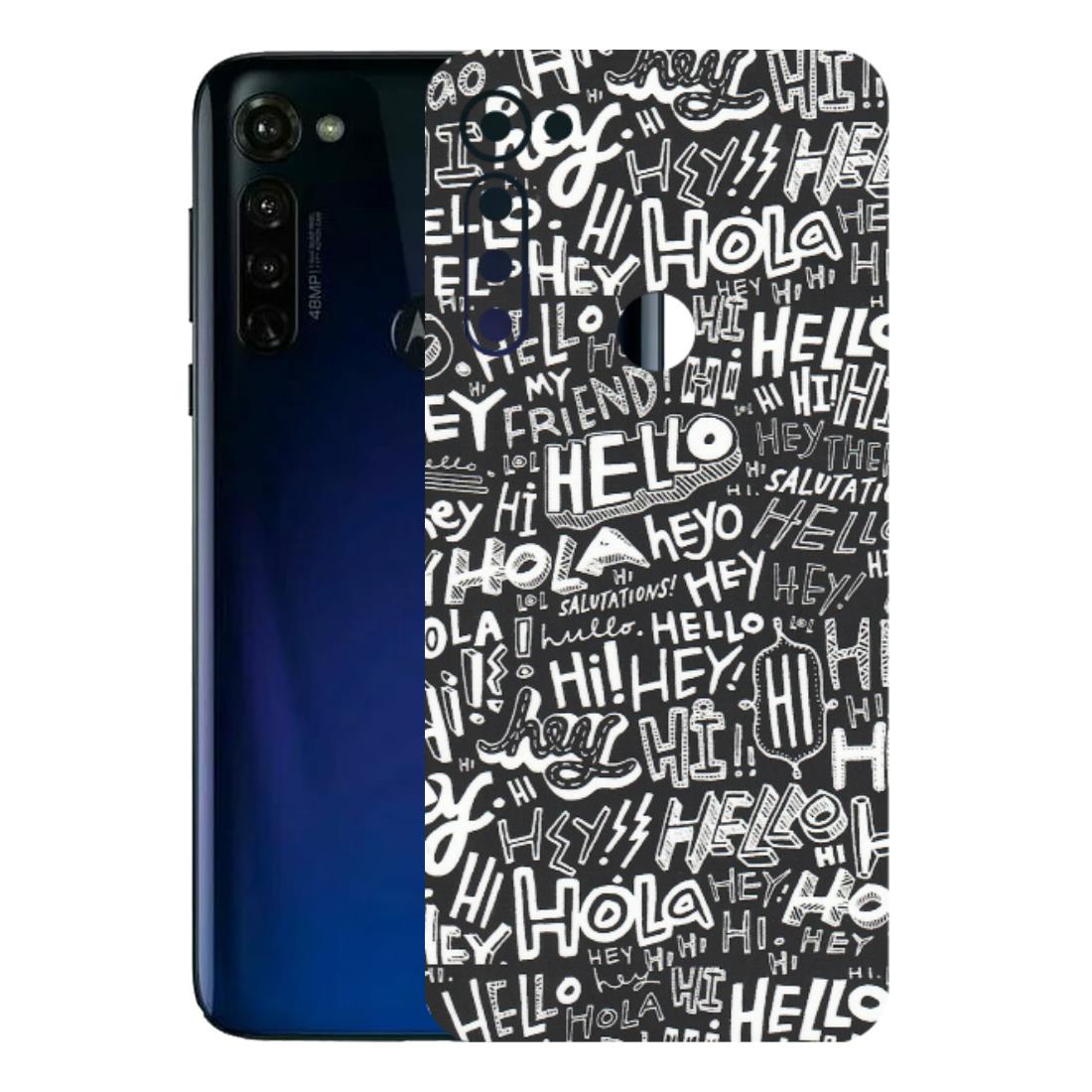 Motorola Phone Skins (All Models) - Hi Hello Doodles - Matte Finish (M-25) Motorola Moto G Stylus