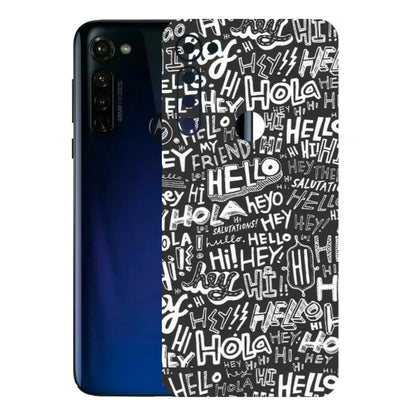 Motorola Phone Skins (All Models) - Hi Hello Doodles - Matte Finish (M-25) Motorola Moto G Stylus