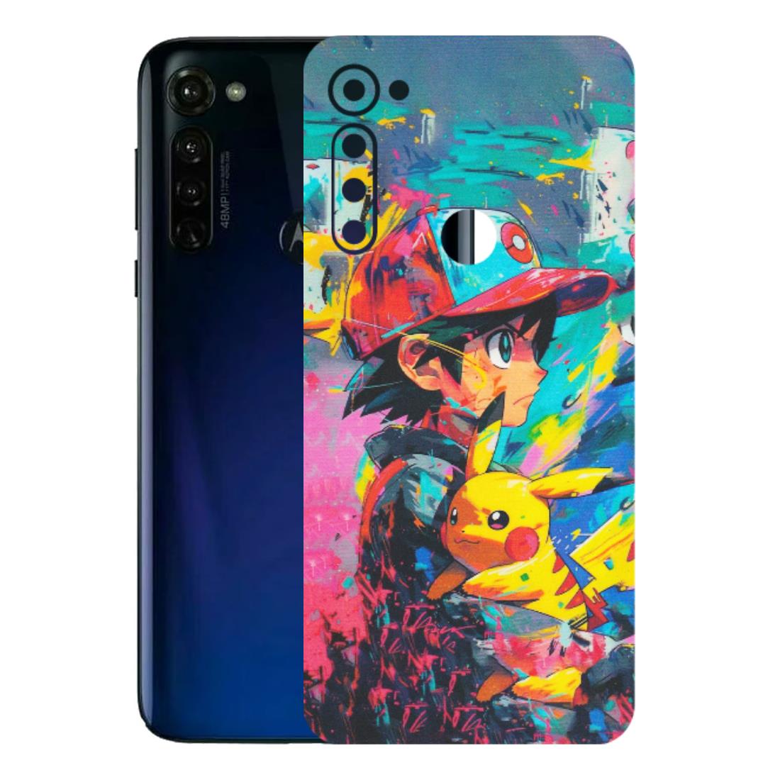 Motorola Phone Skins (All Models) - Ash & Pikachu - Matte Finish (M-26) Motorola Moto G Stylus