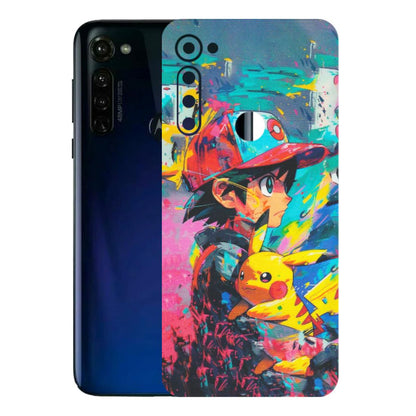 Motorola Phone Skins (All Models) - Ash & Pikachu - Matte Finish (M-26) Motorola Moto G Stylus