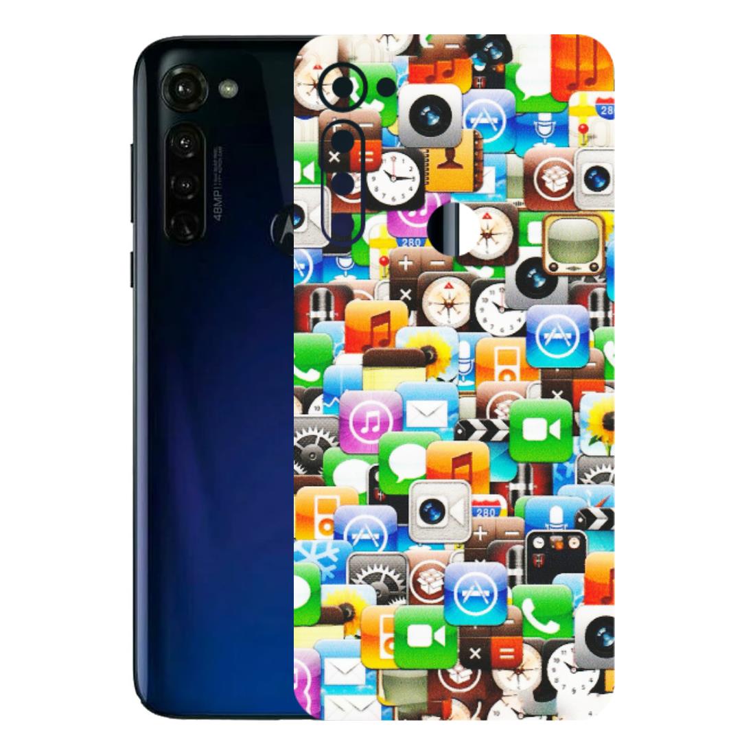 Motorola Phone Skins (All Models) - All Apple Icons - Matte Finish (M-93) Motorola Moto G Stylus