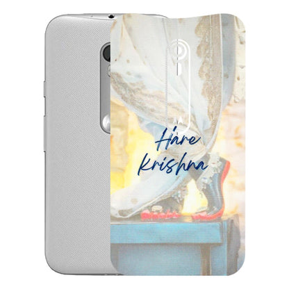 Motorola Phone Skins (All Models) - Hare Krishna - 3D Embossed Finish (L-03) Motorola Moto G Turbo