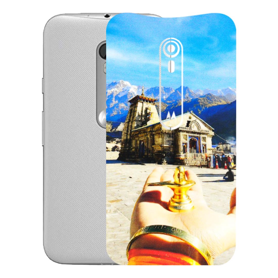 Motorola Phone Skins (All Models) - Beauty of Kedarnath - 3D Embossed Finish (L-108) Motorola Moto G Turbo