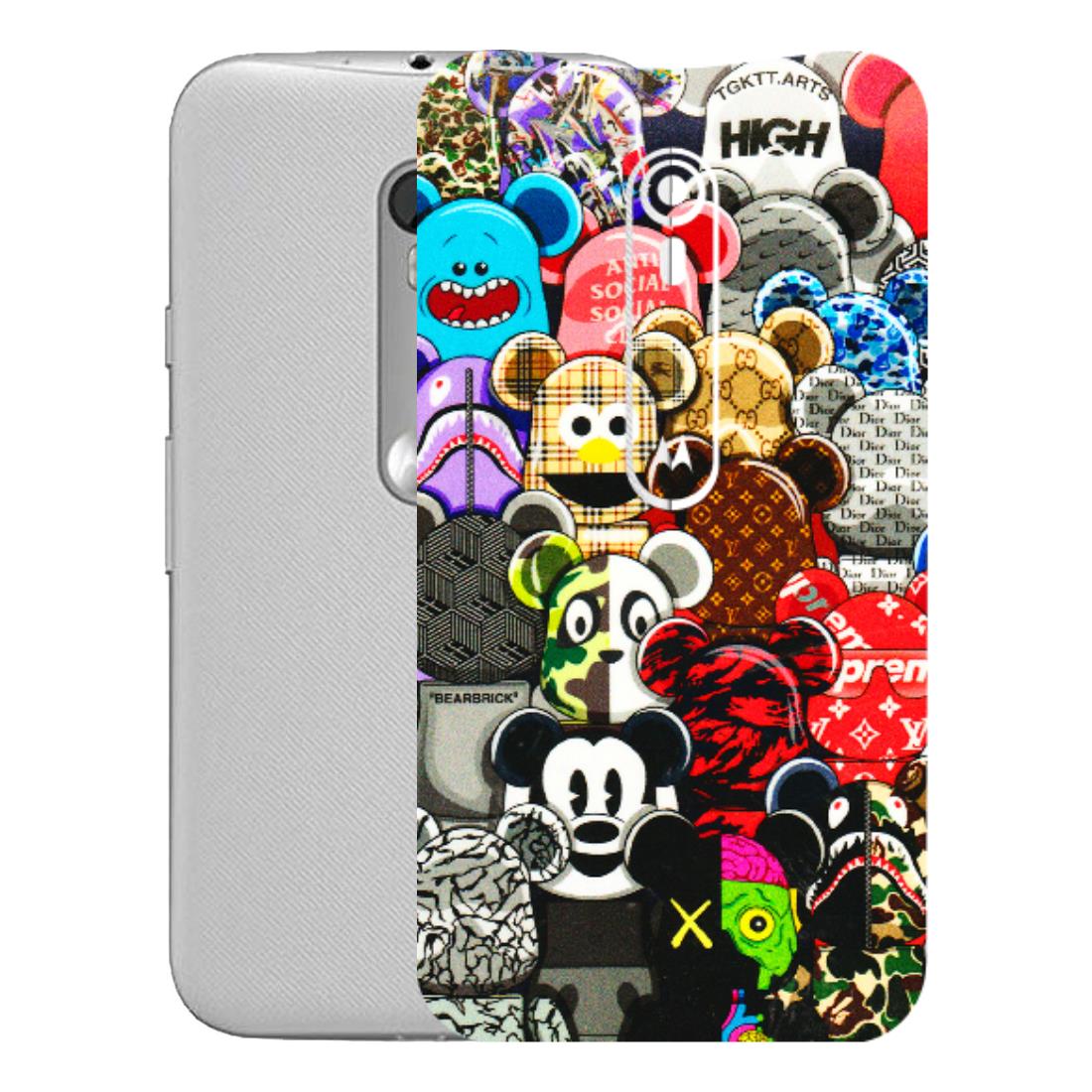 Motorola Phone Skins (All Models) - More Mickey Mouses - 3D Embossed Finish (L-118) Motorola Moto G Turbo