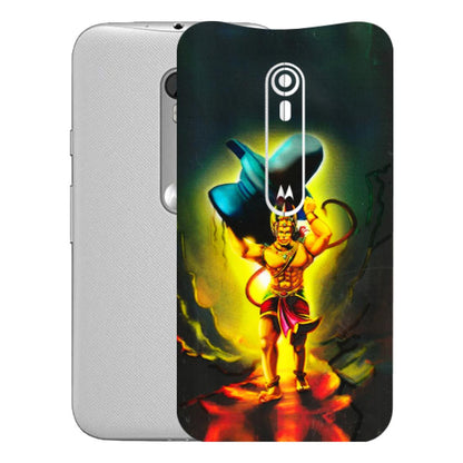 Motorola Phone Skins (All Models) - Hanuman Ji - 3D Embossed Finish (L-128) Motorola Moto G Turbo