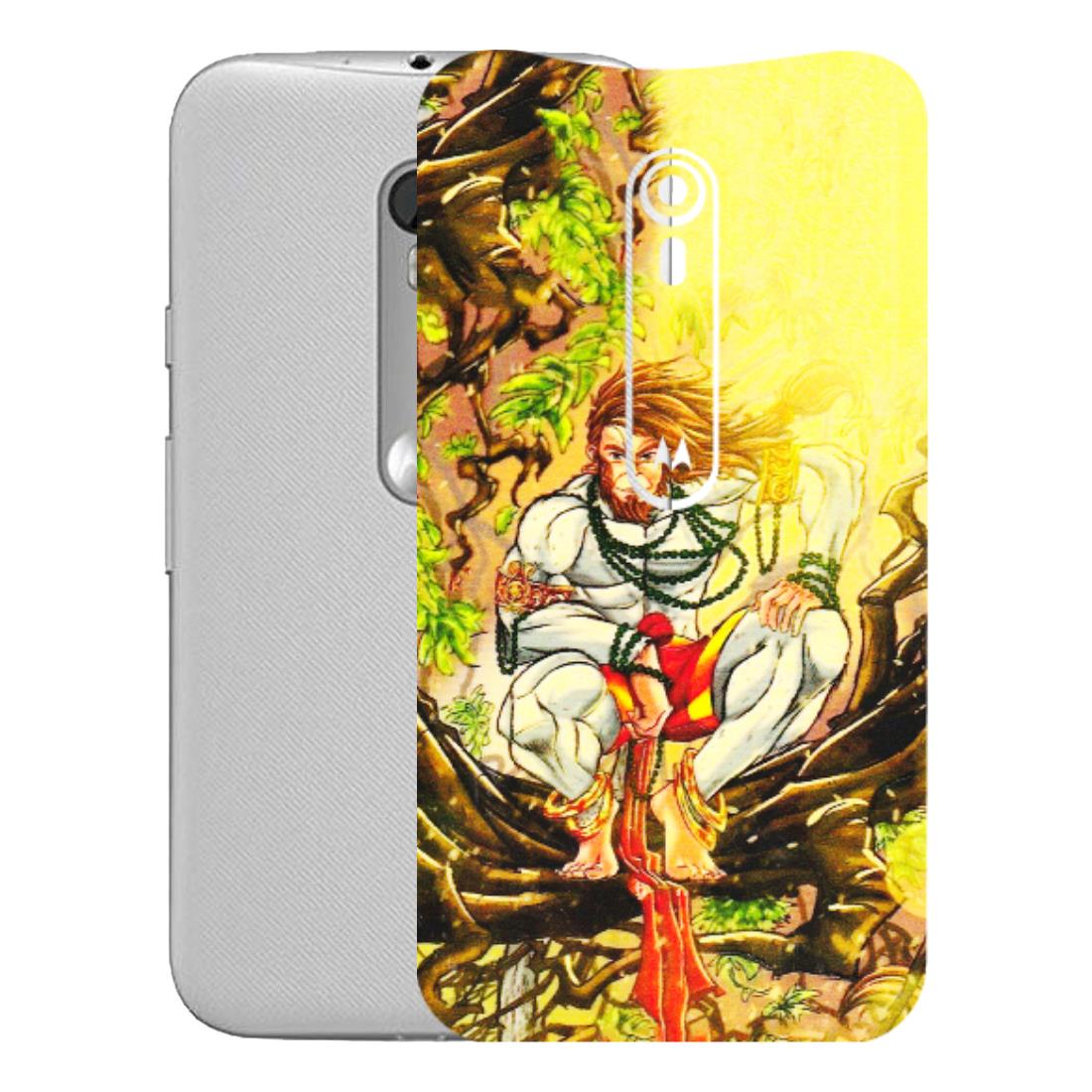 Motorola Phone Skins (All Models) - Lord Hanuman - 3D Embossed Finish (L-152) Motorola Moto G Turbo