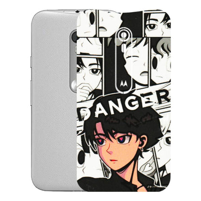 Motorola Phone Skins (All Models) - Danger Anime - 3D Embossed Finish (L-155) Motorola Moto G Turbo