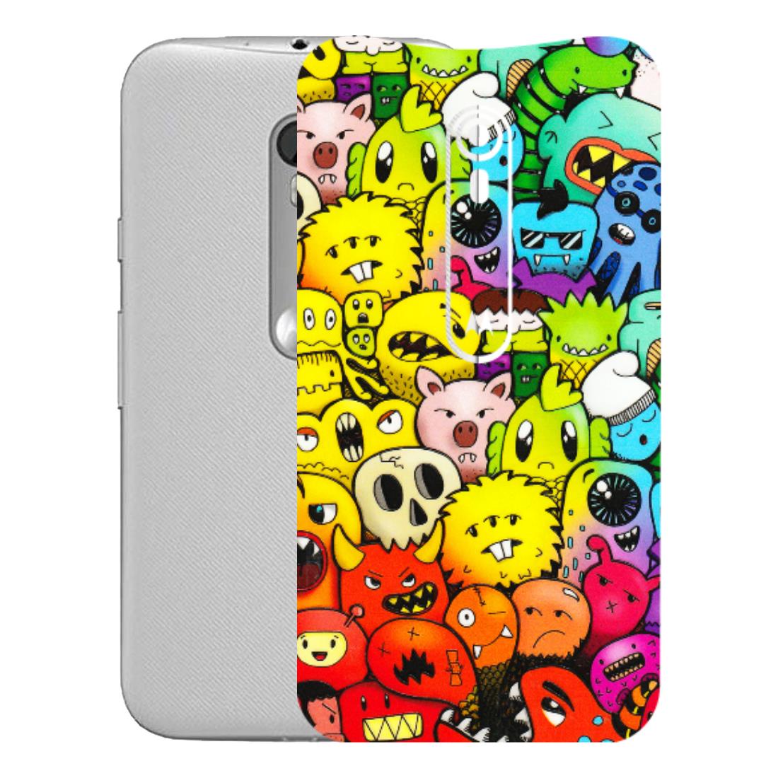 Motorola Phone Skins (All Models) - Angry Funkies - 3D Embossed Finish (L-169) Motorola Moto G Turbo