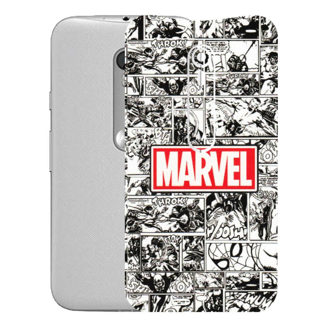 Motorola Phone Skins (All Models) - Marvel Comic - 3D Embossed Finish (L-171) Motorola Moto G Turbo