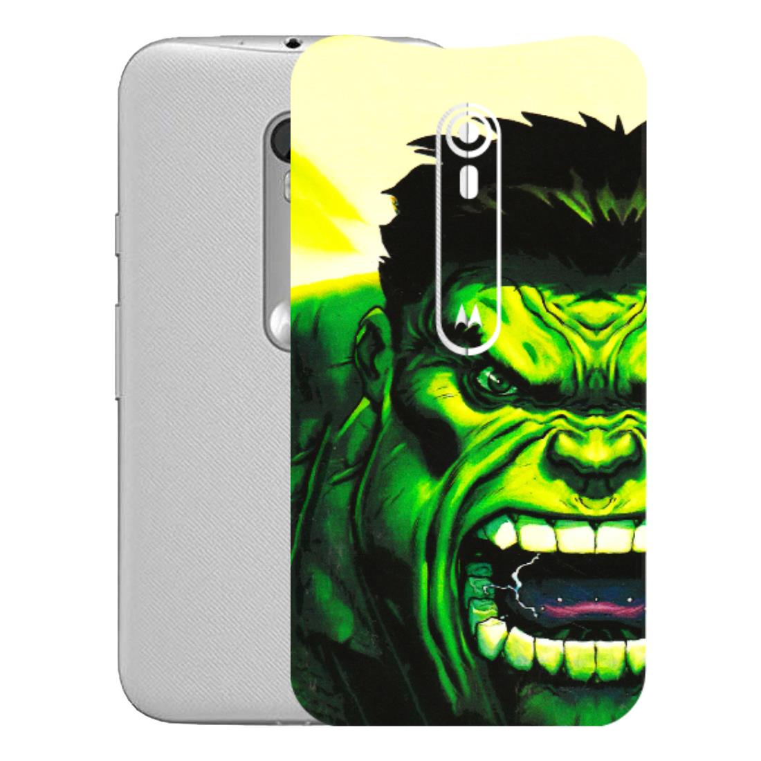 Motorola Phone Skins (All Models) - Hulk - 3D Embossed Finish (L-180) Motorola Moto G Turbo