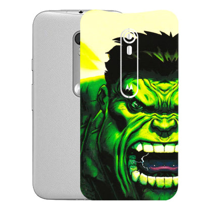 Motorola Phone Skins (All Models) - Hulk - 3D Embossed Finish (L-180) Motorola Moto G Turbo