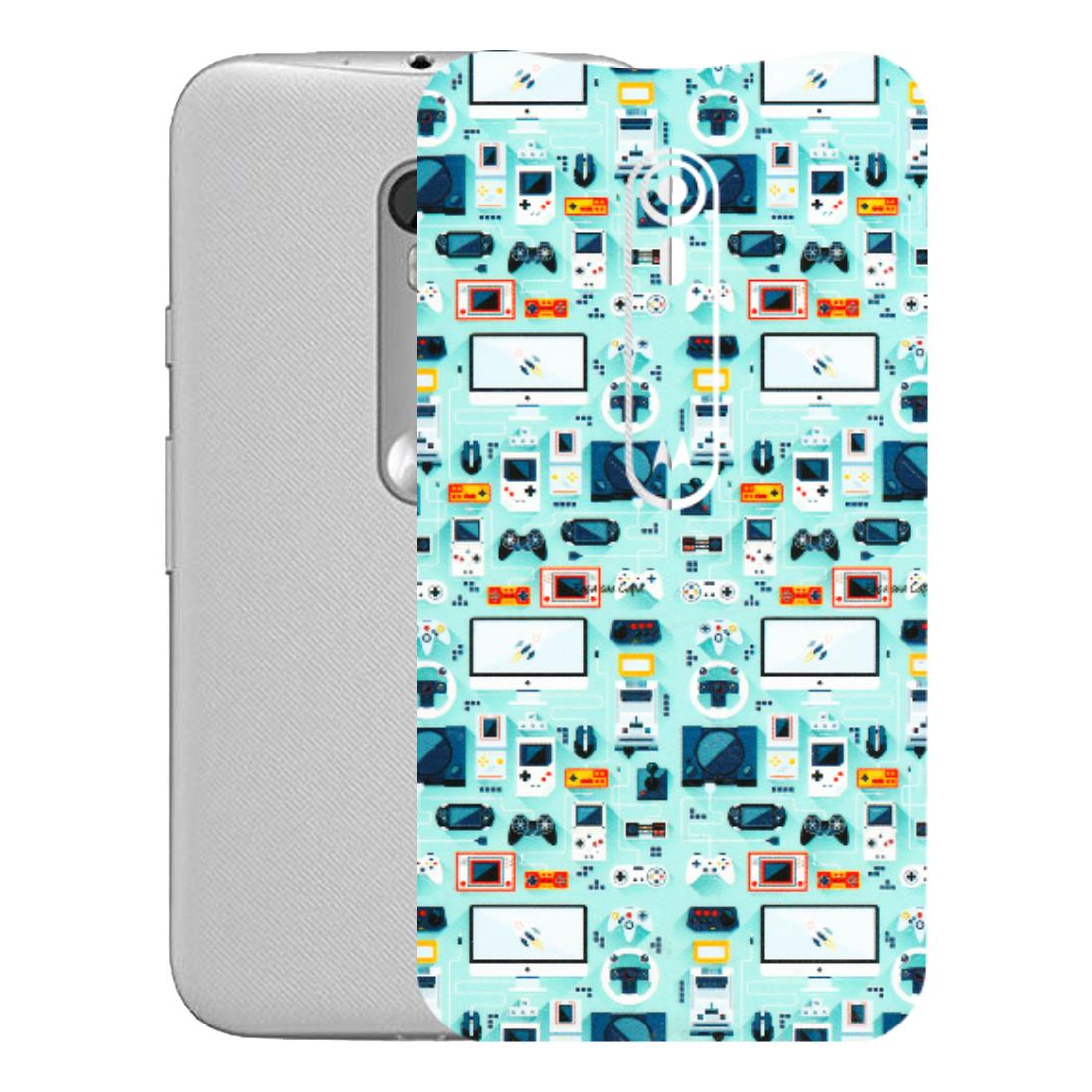 Motorola Phone Skins (All Models) - Gadgets Doodle - 3D Embossed Finish (L-184) Motorola Moto G Turbo