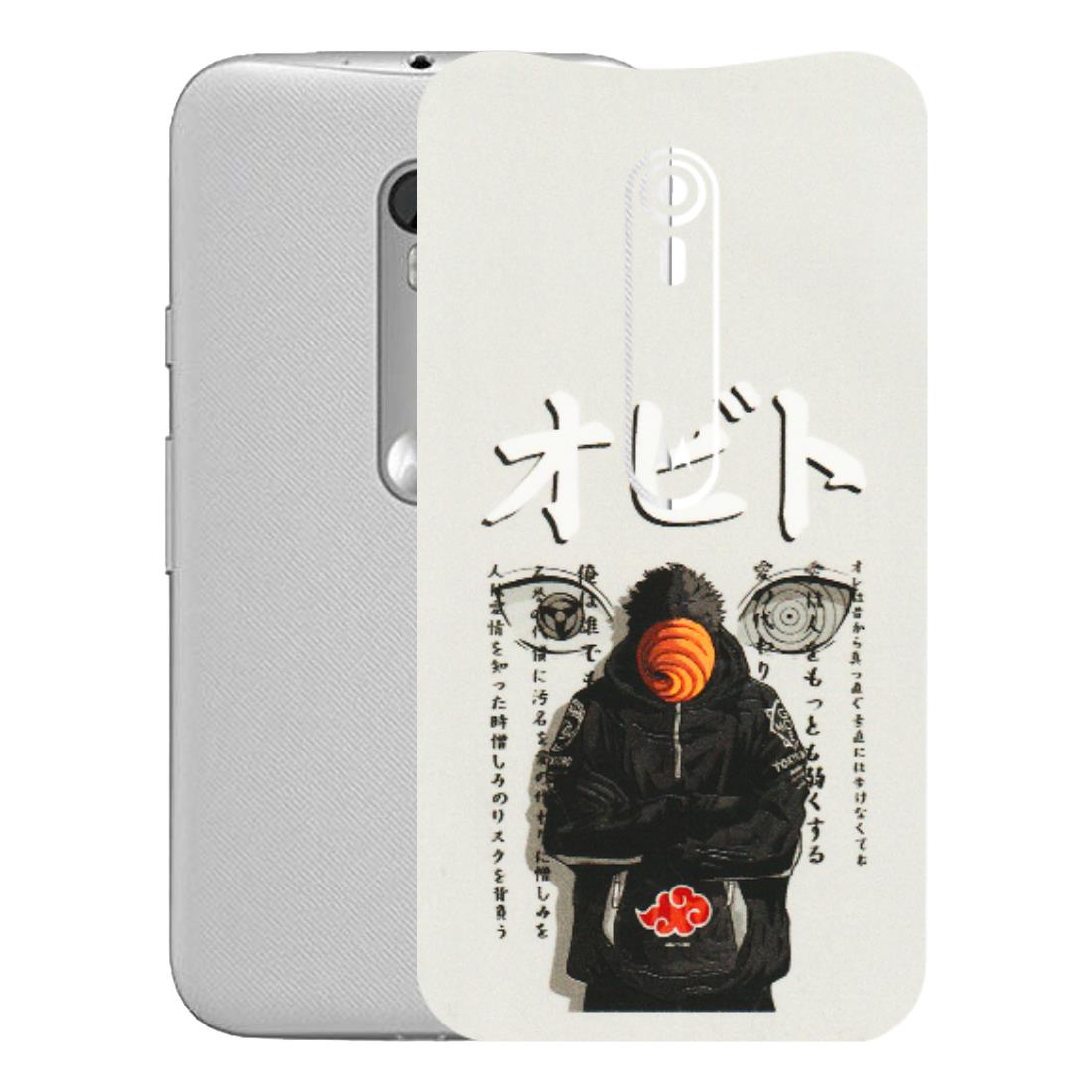 Motorola Phone Skins (All Models) - Obito Anime Eye - 3D Embossed Finish (L-19) Motorola Moto G Turbo