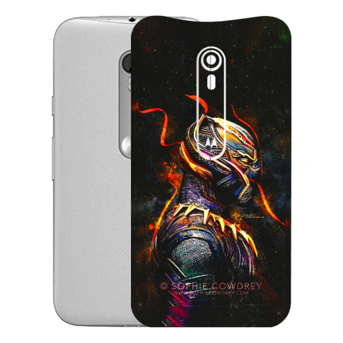 Motorola Phone Skins (All Models) - Black Panther - 3D Embossed Finish (L-190) Motorola Moto G Turbo