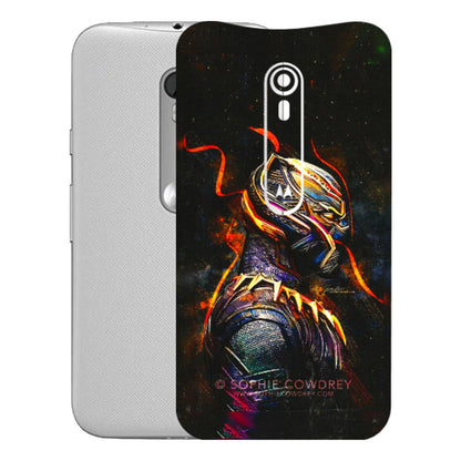 Motorola Phone Skins (All Models) - Black Panther - 3D Embossed Finish (L-190) Motorola Moto G Turbo