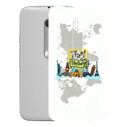 Motorola Phone Skins (All Models) - Travel Therapy - 3D Embossed Finish (L-199) Motorola Moto G Turbo