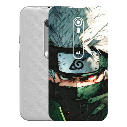 Motorola Phone Skins (All Models) - Kakashi Red Eye Focus - 3D Embossed Finish (L-227) Motorola Moto G Turbo