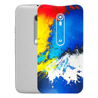 Motorola Phone Skins (All Models) - Acrylic Paint Spill - 3D Embossed Finish (L-229) Motorola Moto G Turbo