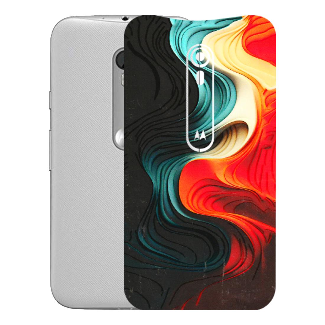 Motorola Phone Skins (All Models) - The Silky Swirl - 3D Embossed Finish (L-240) Motorola Moto G Turbo