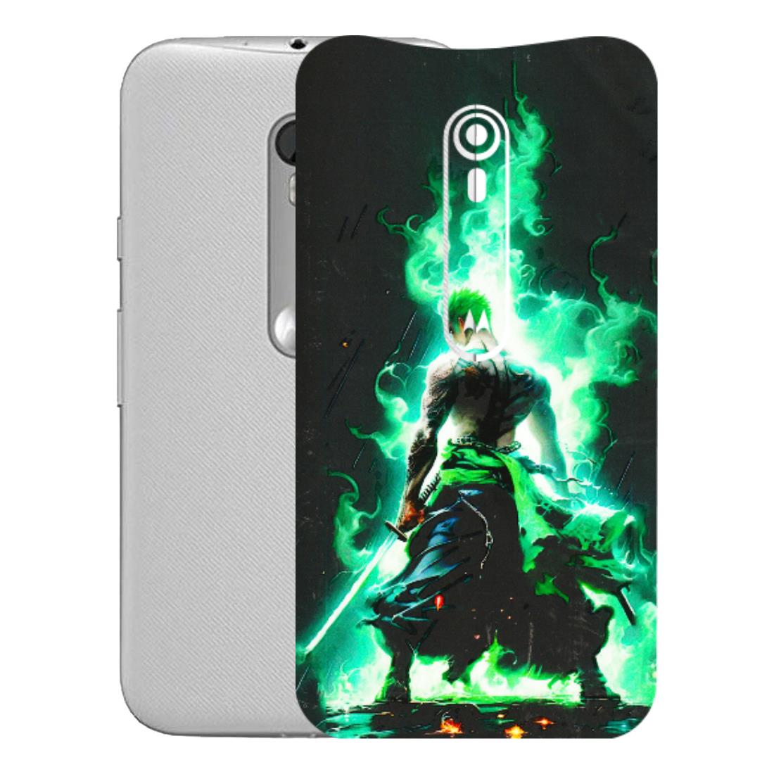 Motorola Phone Skins (All Models) - Zoro Sword - 3D Embossed Finish (L-241) Motorola Moto G Turbo