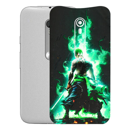 Motorola Phone Skins (All Models) - Zoro Sword - 3D Embossed Finish (L-241) Motorola Moto G Turbo