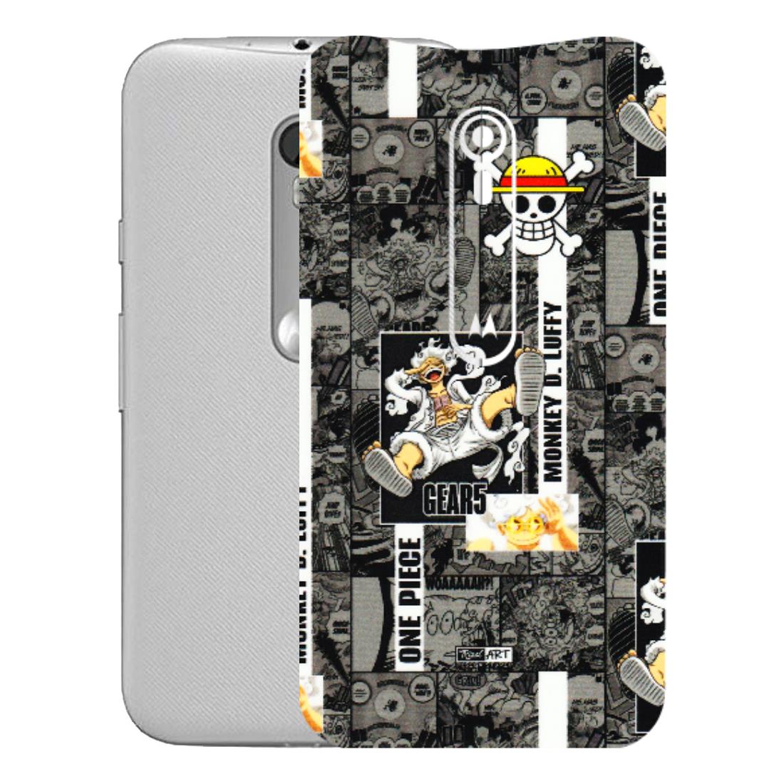 Motorola Phone Skins (All Models) - Cuffy Anime MonkeyCamic - 3D Embossed Finish (L-242) Motorola Moto G Turbo
