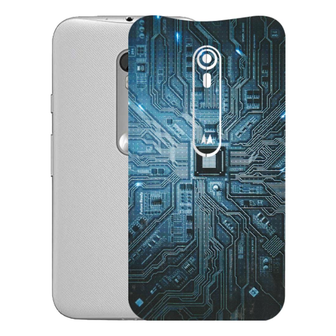 Motorola Phone Skins (All Models) - Original Circuit - 3D Embossed Finish (L-267) Motorola Moto G Turbo