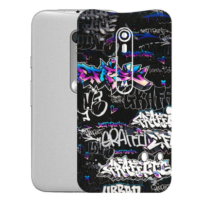 Motorola Phone Skins (All Models) - Graffiti Killer - 3D Embossed Finish (L-274) Motorola Moto G Turbo