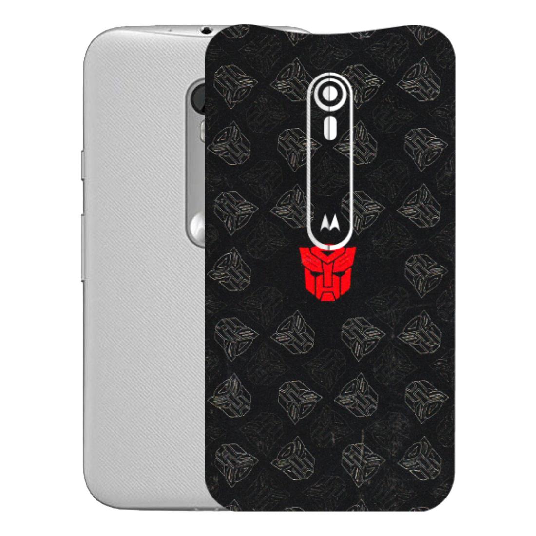 Motorola Phone Skins (All Models) - Transformers Devastation - 3D Embossed Finish (L-301) Motorola Moto G Turbo
