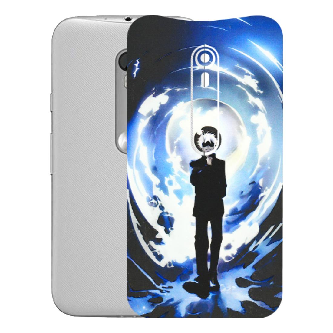 Motorola Phone Skins (All Models) - Jujustu Kaisen Anime Manga - 3D Embossed Finish (L-317) Motorola Moto G Turbo