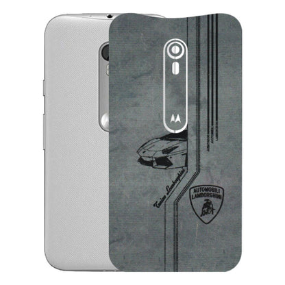 Motorola Phone Skins (All Models) - New Lamborgini Aventador - 3D Embossed Finish (L-321) Motorola Moto G Turbo