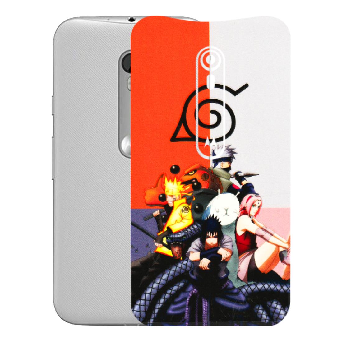 Motorola Phone Skins (All Models) - Naruto Final Fight - 3D Embossed Finish (L-33) Motorola Moto G Turbo