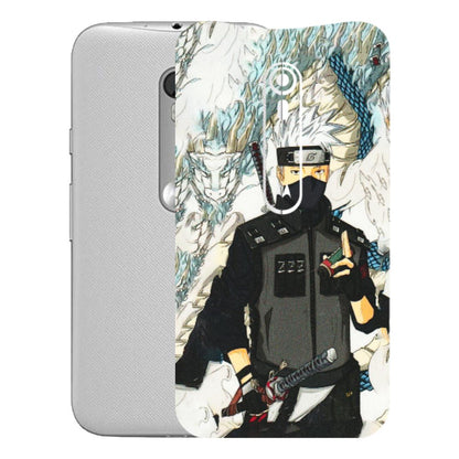 Motorola Phone Skins (All Models) - Kakashi Hatake Naruto Anime - 3D Embossed Finish (L-46) Motorola Moto G Turbo