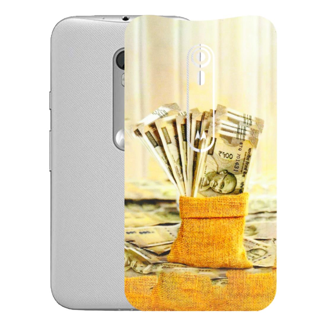 Motorola Phone Skins (All Models) - Show Me The Money - 3D Embossed Finish (L-52) Motorola Moto G Turbo