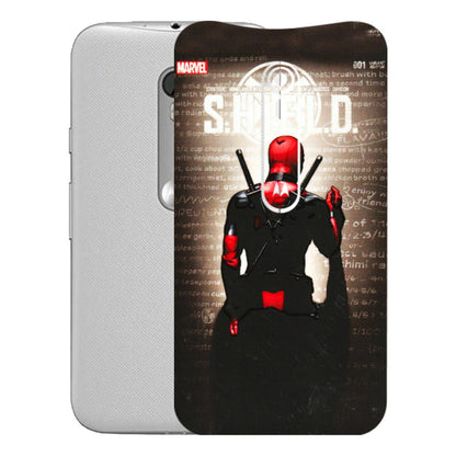 Motorola Phone Skins (All Models) - Deadpool - 3D Embossed Finish (L-56) Motorola Moto G Turbo