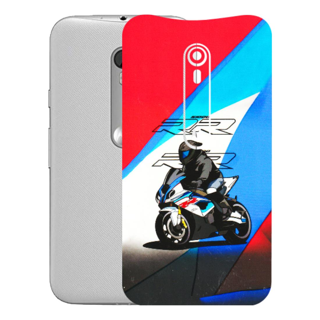 Motorola Phone Skins (All Models) - Bikers Love - 3D Embossed Finish (L-58) Motorola Moto G Turbo