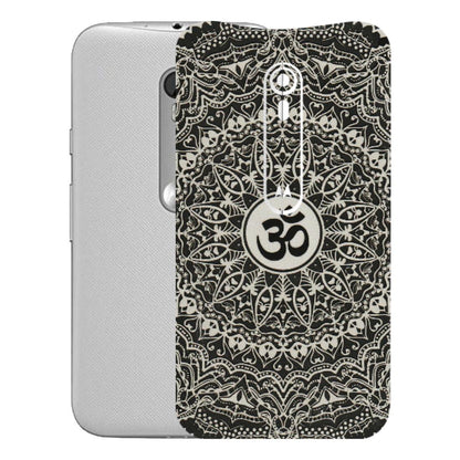 Motorola Phone Skins (All Models) - Aum Elegant Mandala - 3D Embossed Finish (L-62) Motorola Moto G Turbo