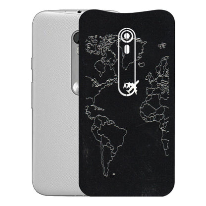 Motorola Phone Skins (All Models) - Never Ending Travel - 3D Embossed Finish (L-79) Motorola Moto G Turbo