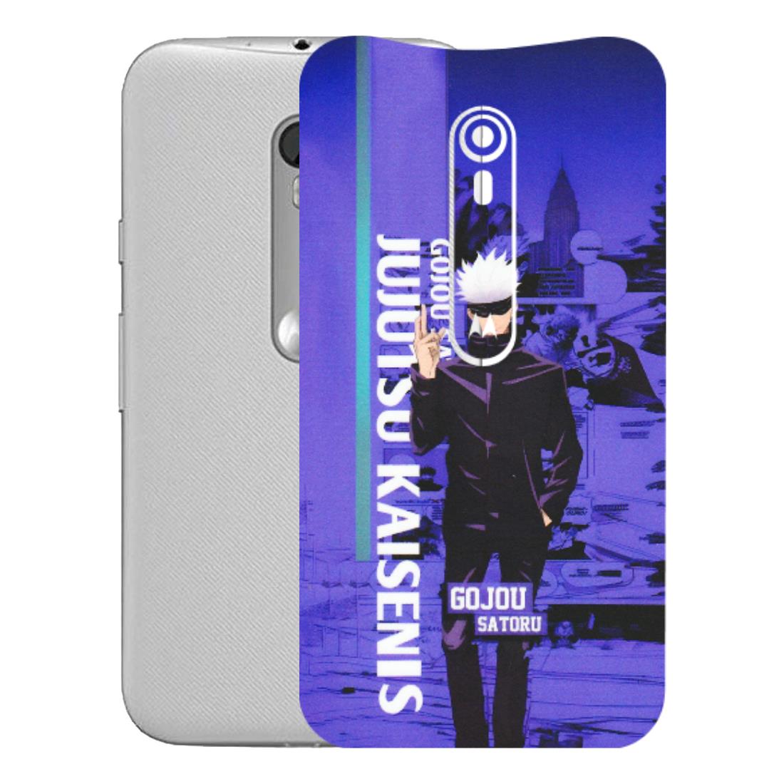 Motorola Phone Skins (All Models) - Jujutsu Kaisen Gojo - Matte Finish (M-05) Motorola Moto G Turbo