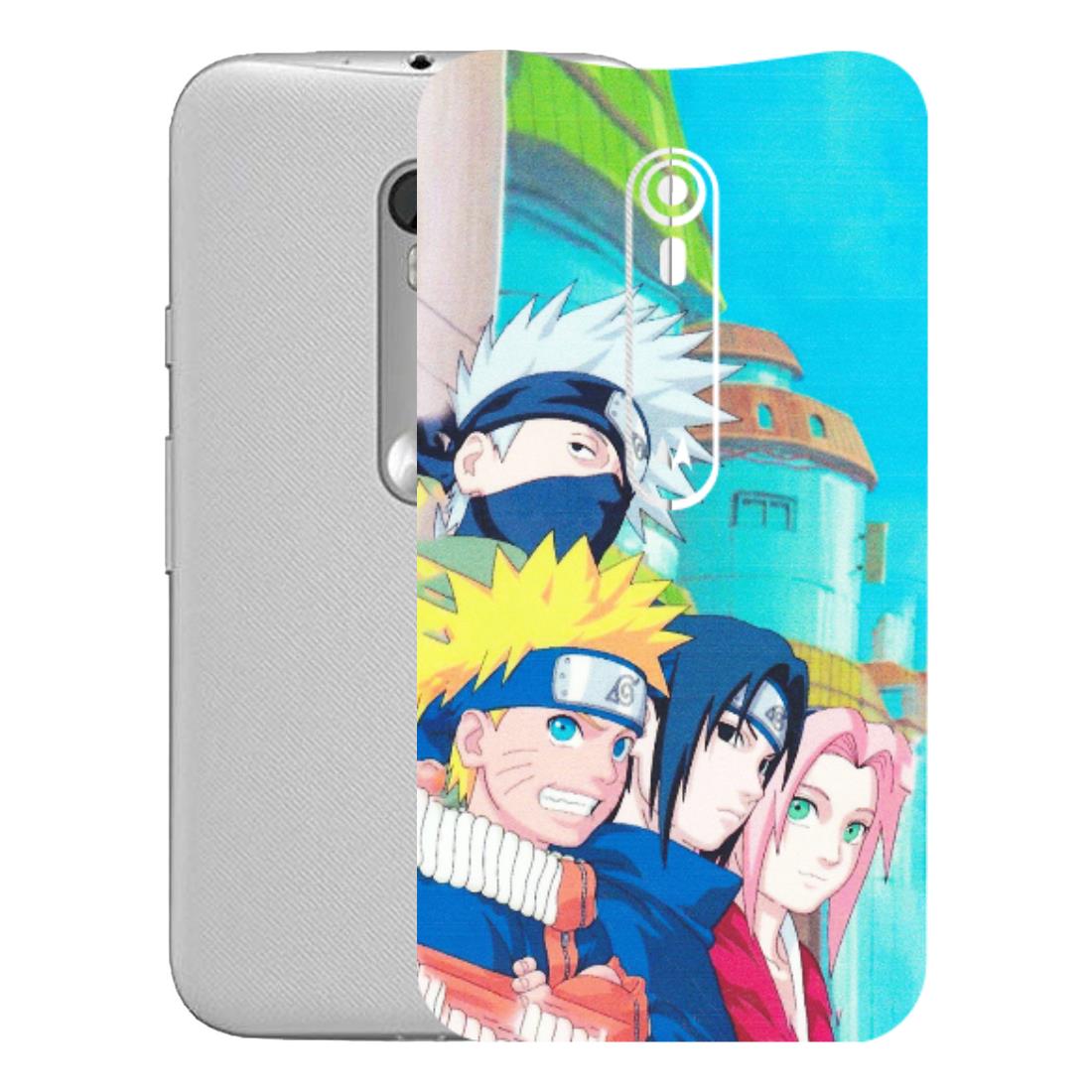 Motorola Phone Skins (All Models) - Team Minato And Kakashi - Matte Finish (M-101) Motorola Moto G Turbo