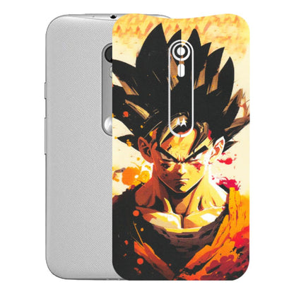 Motorola Phone Skins (All Models) - Angry Goku - Matte Finish (M-12) Motorola Moto G Turbo