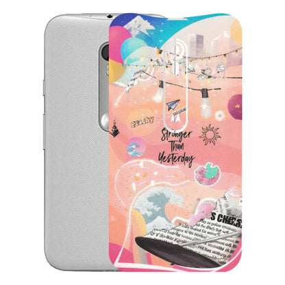 Motorola Phone Skins (All Models) - Stronger Then Yesterday - Matte Finish (M-128) Motorola Moto G Turbo