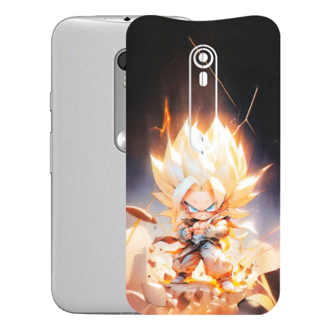 Motorola Phone Skins (All Models) - Goku Dragon Cute Anime - Matte Finish (M-131) Motorola Moto G Turbo