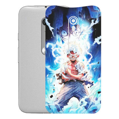 Motorola Phone Skins (All Models) - Blue Thunder Luffy Anime - Matte Finish (M-132) Motorola Moto G Turbo